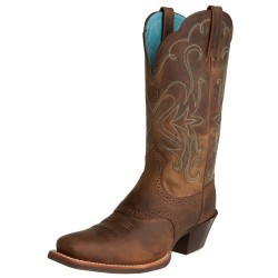ariat women's heritage western boots distressed brown