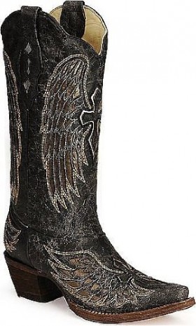 corral boots angel wings