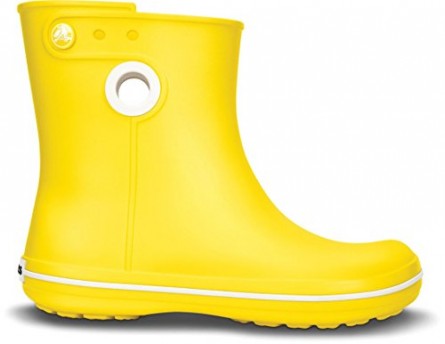 yellow croc wellies