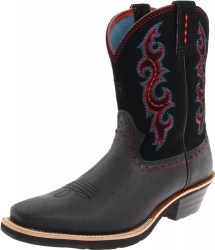 Ariat Women's Westernbaby Boot,Roughed Black,5.5 M US | Pretty In Boots