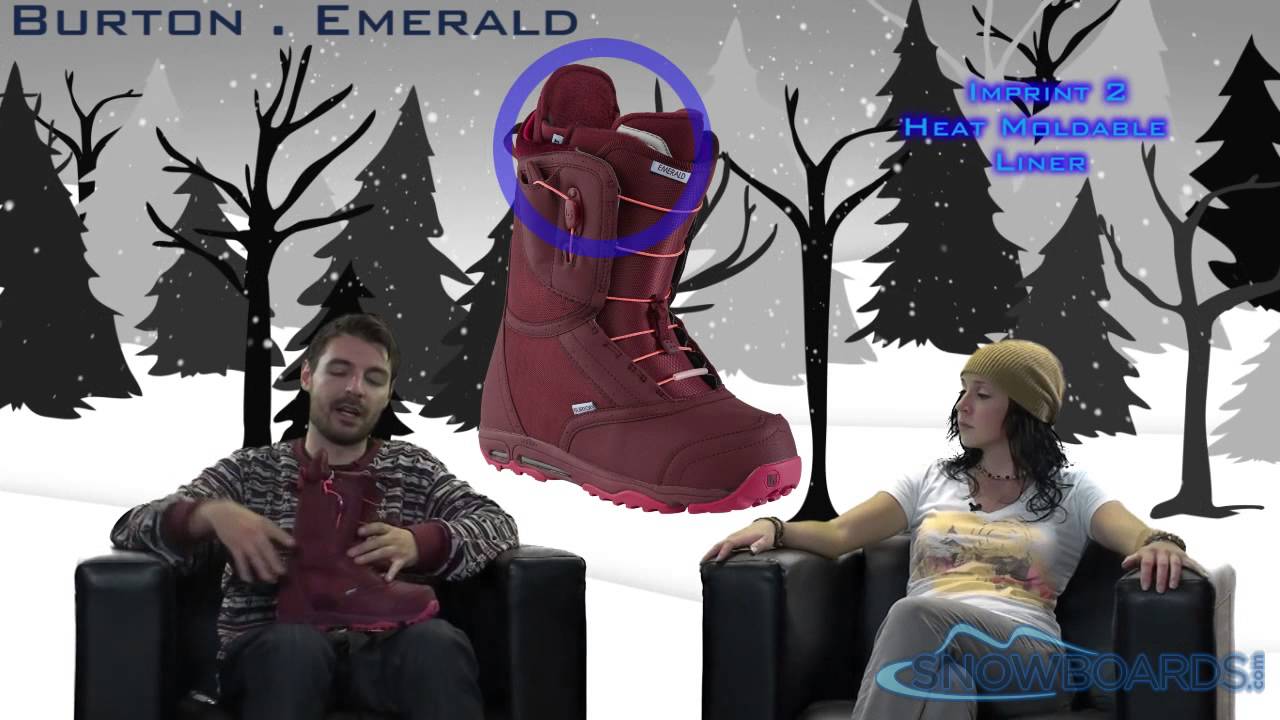 2014 Burton Emerald Womens Boots Overview by SNOWBOARDS.COM