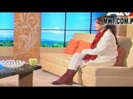 SEXY Pakistani TV Host Farah Hussain in white leggings and boots   YouTube