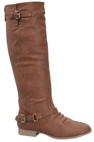COCO 1 Womens Buckle Riding Knee High Boots,Coco-01v4.0 Tan 8.5