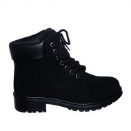 New!! Lace up Ankle Boots (9, blknubT) [Apparel]