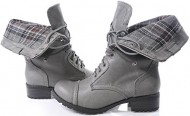 Marco Republic Expedition Womens Military Combat Boots – (Grey) – 9
