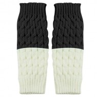 Coromose® 2015 Women Leg Warmer Knit Boot Socks Topper Cuff (Black)
