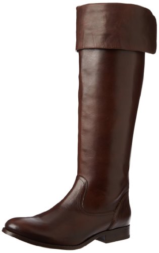 FRYE Women’s Melissa Over the Knee Boot, Dark Brown Smooth Vintage Leather, 11 M US