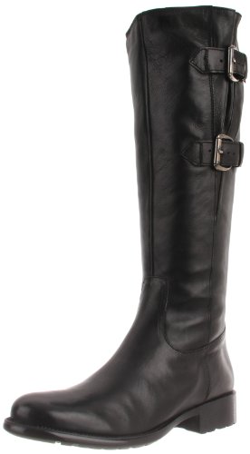 Clarks Women’s Mullin Spice Harness Boot, Black Leather, 6.5 M US