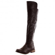 Breckelles TENESEE-17 Womens Over the Knee High Riding Boot,7 B(M) US,Brown
