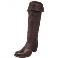 FRYE Women’s Jane Tall Cuff Boot, Dark Brown, 7 M US