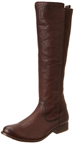 FRYE Women’s Molly Gore Tall Riding Boot, Dark Brown, 5.5 M US