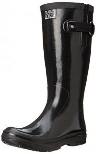 Helly Hansen Women’s Veierland Rain Boot, Black/Black/Eggshell, 10 M US