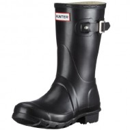 Women’s Hunter Boots Original Short Snow Rain Boots Water Boots Unisex – Black – 9