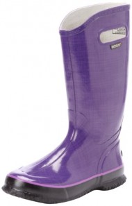 Bogs Women’s Rainboots Linen Boot,Plum,7 M US