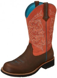 Ariat Women’s Fatbaby Cowgirl Tall Western Boot, Tanned Copper/Peach, 9 M US