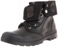 Palladium Men’s Baggy Leather Boot,Black,10 M US
