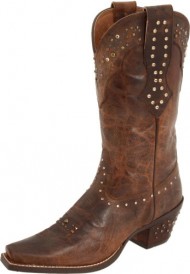 Ariat Women’s Rhinestone Cowgirl Western Boot, Sassy Brown, 7 M US