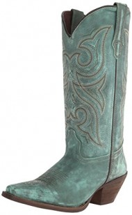 Durango Women’s 13 Inch Jealousy Crush Riding Boot, Marbled Turquoise, 7.5 M US