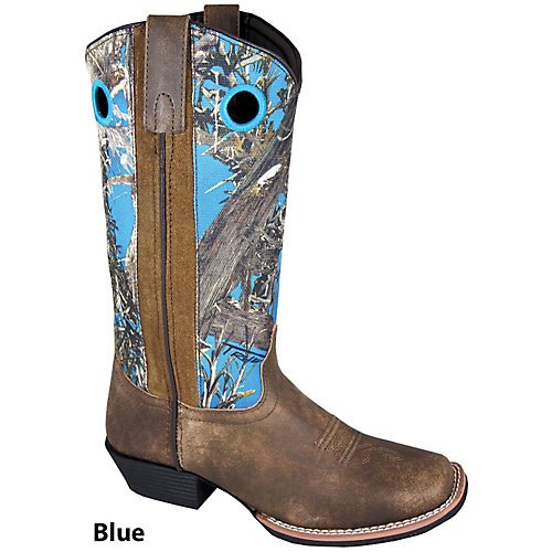 Smoky Mtn Ladies Tupelo Camo Sq Toe Boots 7.5 Ppl