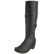 Naot Women’s Allure Chelsea Boot, Jet Black Leather, 39 EU/8 M US