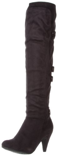 Not Rated Women’s Warm Up Knee-High Boot,Black,6 M US