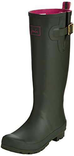 Joules Women’s Field Welly Rain Boot, Olive/Olive, 5 M US