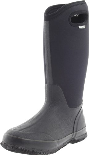Bogs Women’s Classic High Rain Boot,Black,12 M US