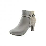 Easy Spirit Pedrina Womens Size 11 Gray Leather Fashion Ankle Boots