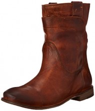 FRYE Women’s Paige Short Riding Boot,  Cognac Washed Antique Pull-Up Leather, 9 M US