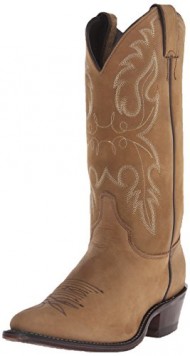 Justin Boots Women’s U.S.A. Classic Western 12″ Boot Medium Round Toe Leather Outsole,Bay Apache,8 C US