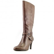 Lauren Ralph Lauren Becca Women’s Dress Leather Boots Heels Brown Sz 9