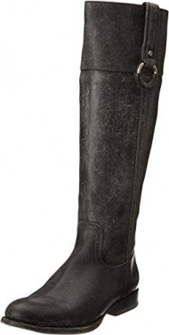 FRYE Women’s Jamie Ring Tall Western Boot, Black, 10 M US