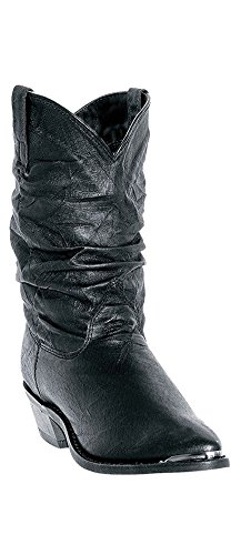 Dingo Womens Black Pigskin Leather Charlee 11in Narrow Toe Cowboy Boots 11 M