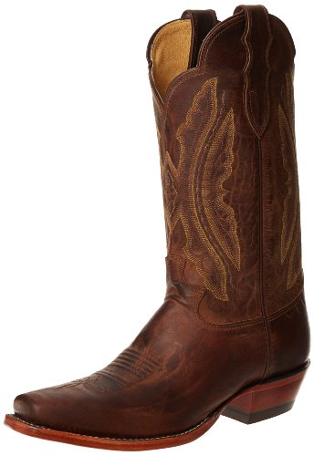 Justin Boots Women’s U.S.A. Domestic Western 12″ Boot Wide Square Double Stitch Toe Leather Outsole,Tan Distressed Vintage Goat,8 C US