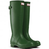 Women’s Hunter Boots Original Adjustable Back Snow Rain Water Boots Unisex – Green – 8