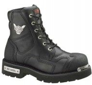 Harley-Davidson Women’s Stealth 5.25-Inch Lace-Up Motorcycle Boots, Black D81641