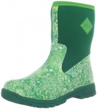 MuckBoots Women’s Breezy Mid Prints Boot,Green/Green Star,11 M US Womens