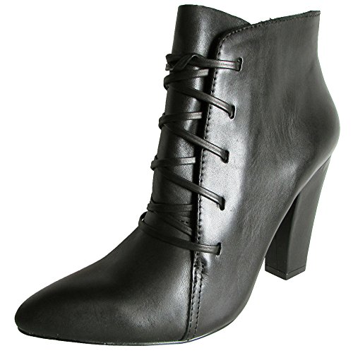 Steve Madden Women's Jillinna Boot, Black Leather, 9.5 M US | Pretty In ...