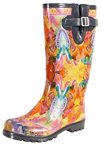 Women's Butterfly Whirl Rubber Rainboots - Size 10 | Pretty In Boots ...