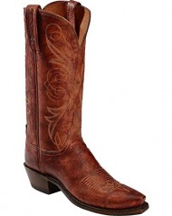 Lucchese Women’s Handcrafted 1883 Cognac Arizona Calf Cowgirl Boot Snip Toe Cognac US