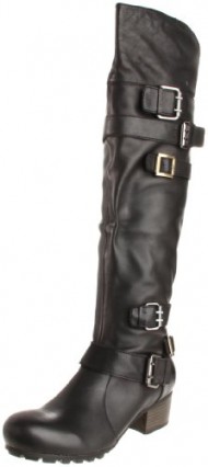 Bacio61 Women’s Profondo Motorcycle Boot,Black,7.5 M US