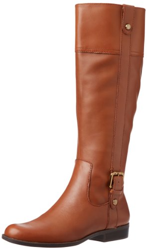 AK Anne Klein Women's Cijiw Riding Boot,Cognac Leather,5 M US | Pretty ...