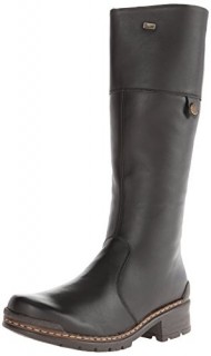 Rieker 74372 Sybille 72 Boot,Black Leather,38 EU (Women’s 7-7.5 M US)