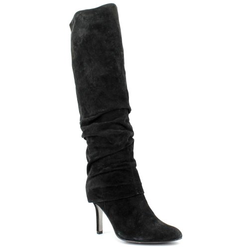 Isola Mocha Womens Size 7.5 Black Suede Fashion Knee-High Boots EU 38.5