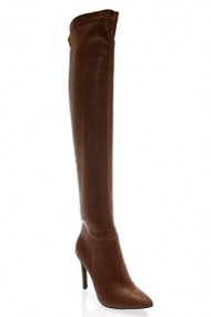 Breckelles Beverly-16 Boots, Tan Pu, 6