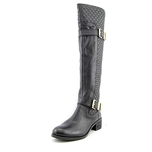 Vince Camuto Women’s Faris Motorcycle Boot, Black, 6.5 M US