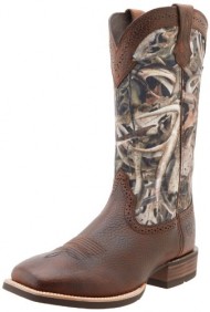 Ariat Men’s Quickdraw Western Boot, Brown/Oiled Rowdy, 8.5 M US