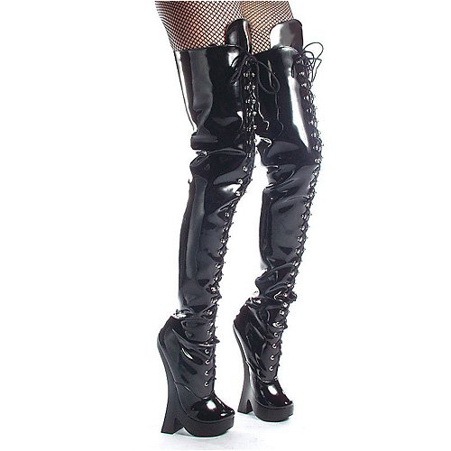 Devious Women’s Femme 3020 34″ Boots,Black,6 M