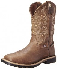 Justin Boots Women’s George Strait Collection Riding Boot, Golden Oak Crazy Horse, 8.5 B US