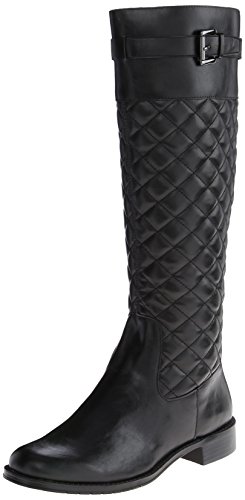 A2 by Aerosoles Women’s High Riding Boot,Black Quilted,9.5 M US